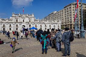 Distribution of the new constitution proposal in Chile before the elections